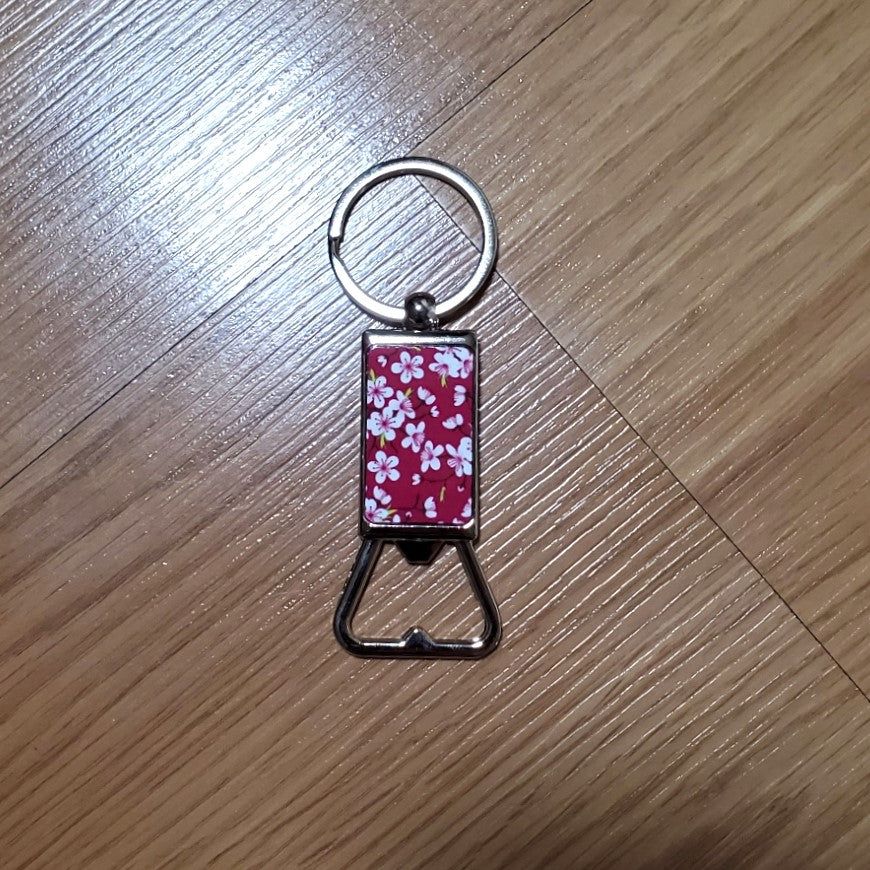 Bottle opener, Sakura Pink design