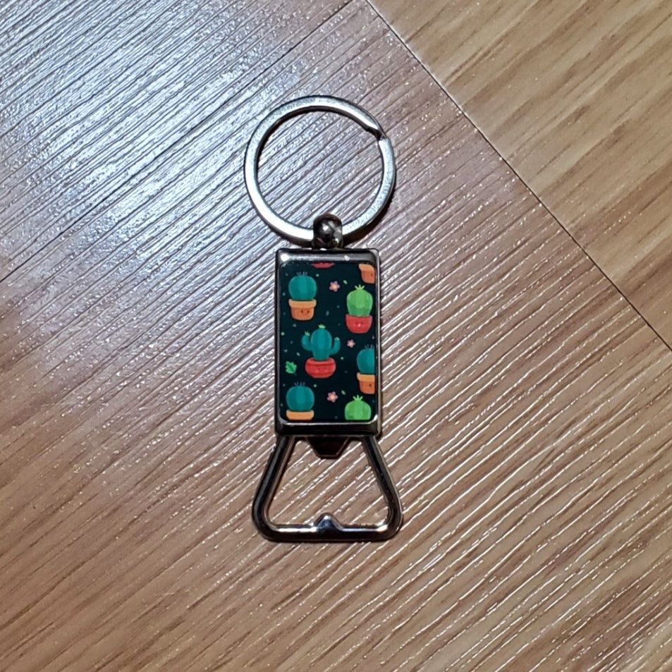 Bottle opener, Cactus Kawaii design