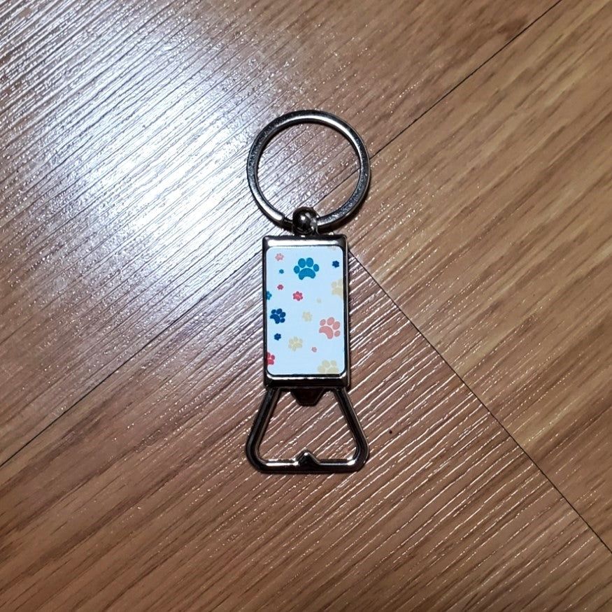 Bottle opener, Paws Colorful design