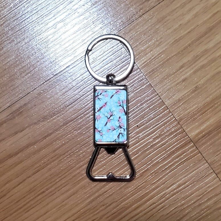 Bottle opener, Sakura Light Blue design