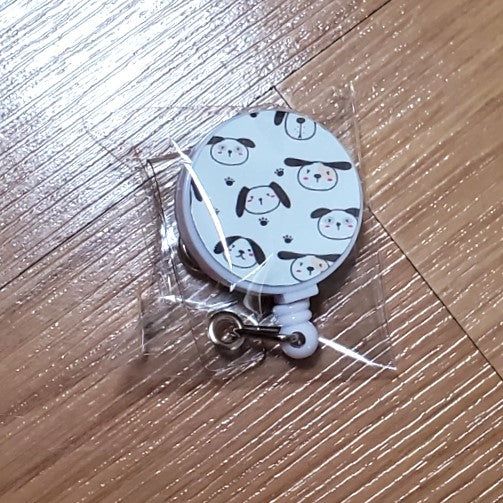 Badge reel, Dog Kawaii design