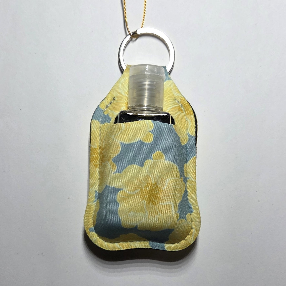 Hawaii artist neoprene hand sanitizer holder, Ilima design