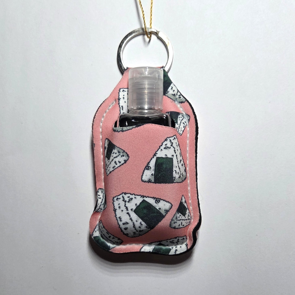Hawaii artist neoprene hand sanitizer holder, Onigiri design