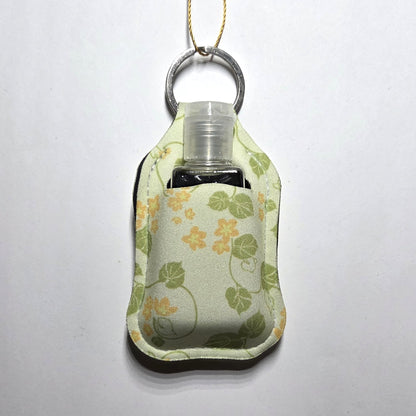 Hawaii artist neoprene hand sanitizer holder, Pakalana Beige design