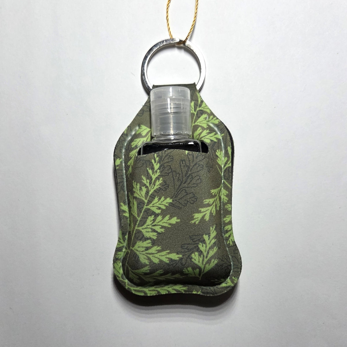 Hawaii artist neoprene hand sanitizer holder, Palaa Gray design