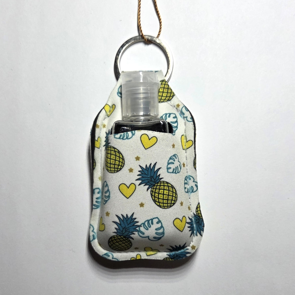 Neoprene hand sanitizer holder, Pineapples design