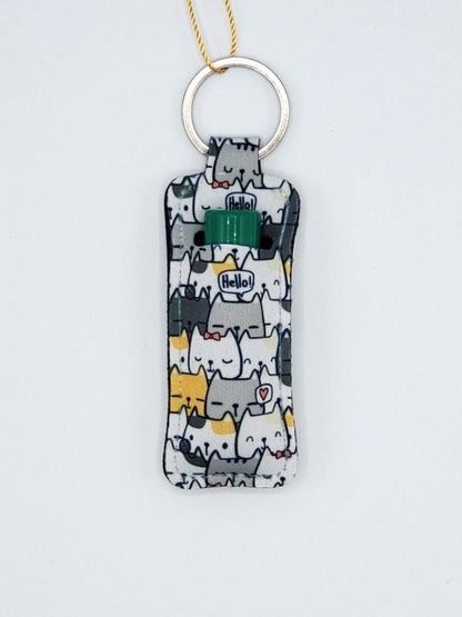 Lip balm holder, Cat Crowd design