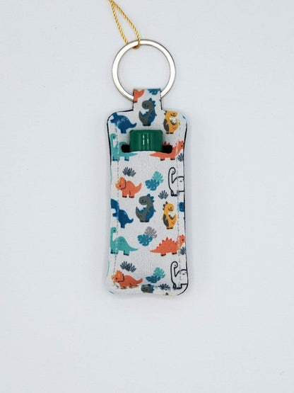 Lip balm holder, Dinosaurs Colorful design