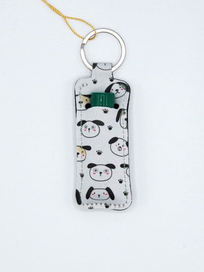 Lip balm holder, Dog Kawaii design