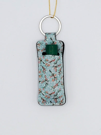 Lip balm holder, Sakura Light Blue design