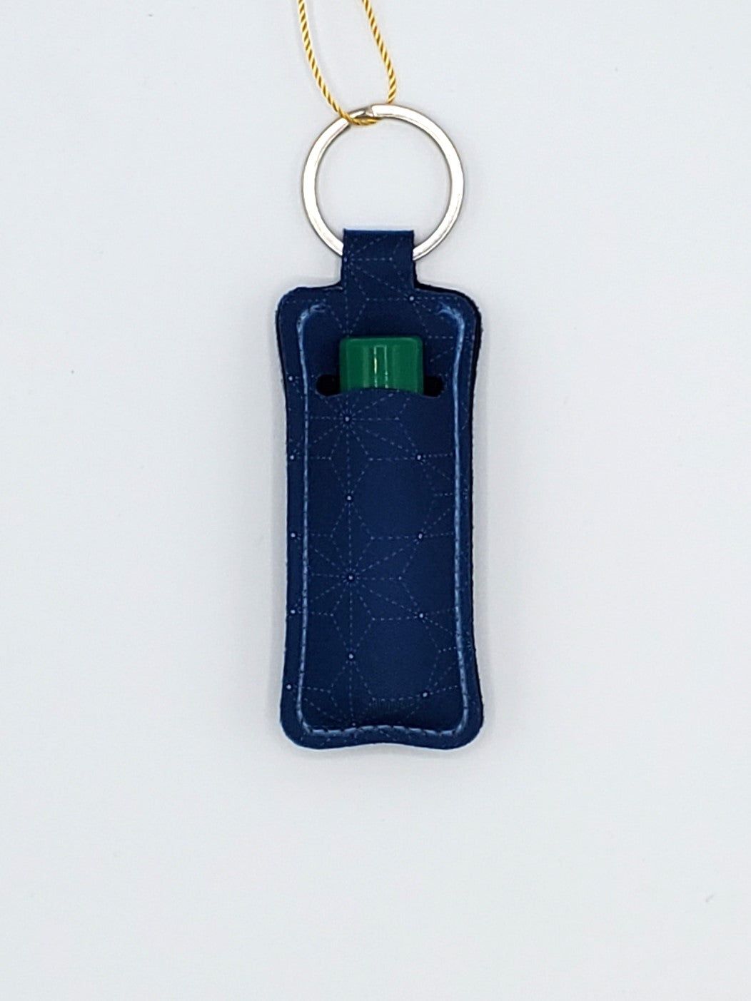 Lip balm holder, Sashiko Star design
