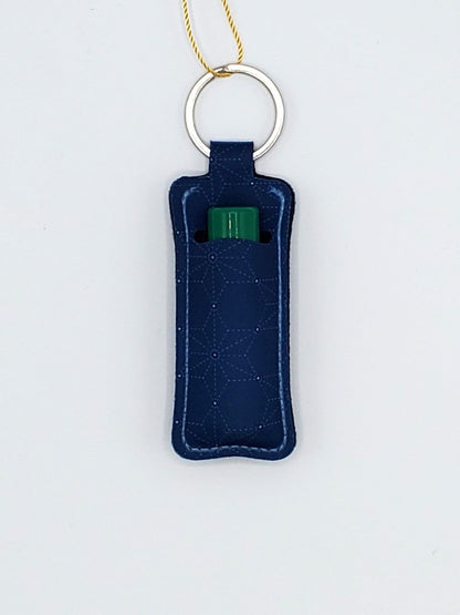 Lip balm holder, Sashiko Star design