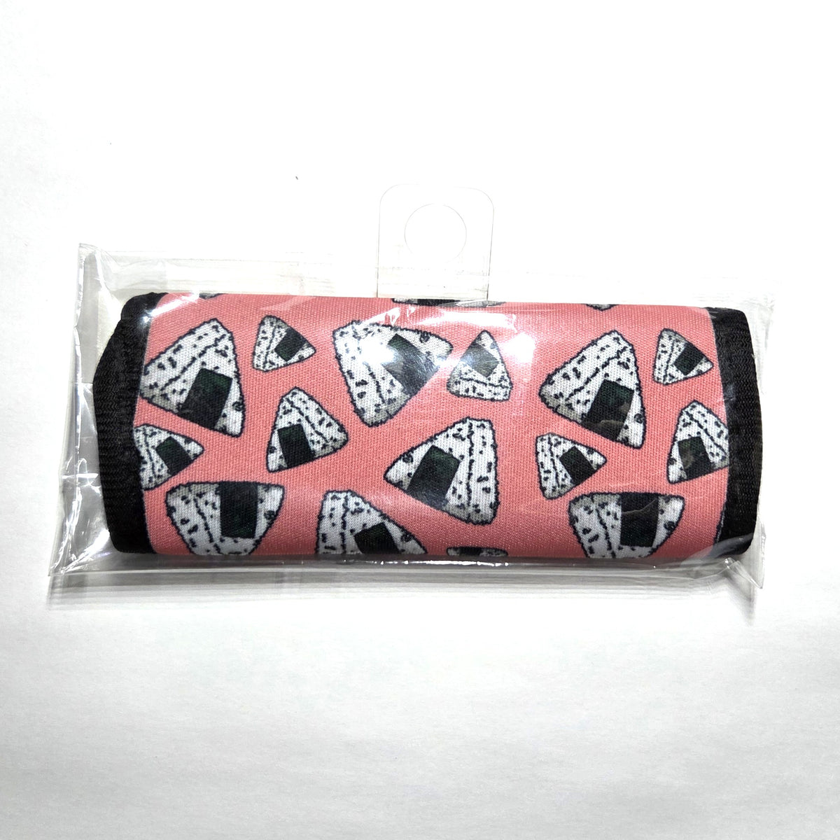 Hawaii artist neoprene luggage handle cover, horizontal, Onigiri design