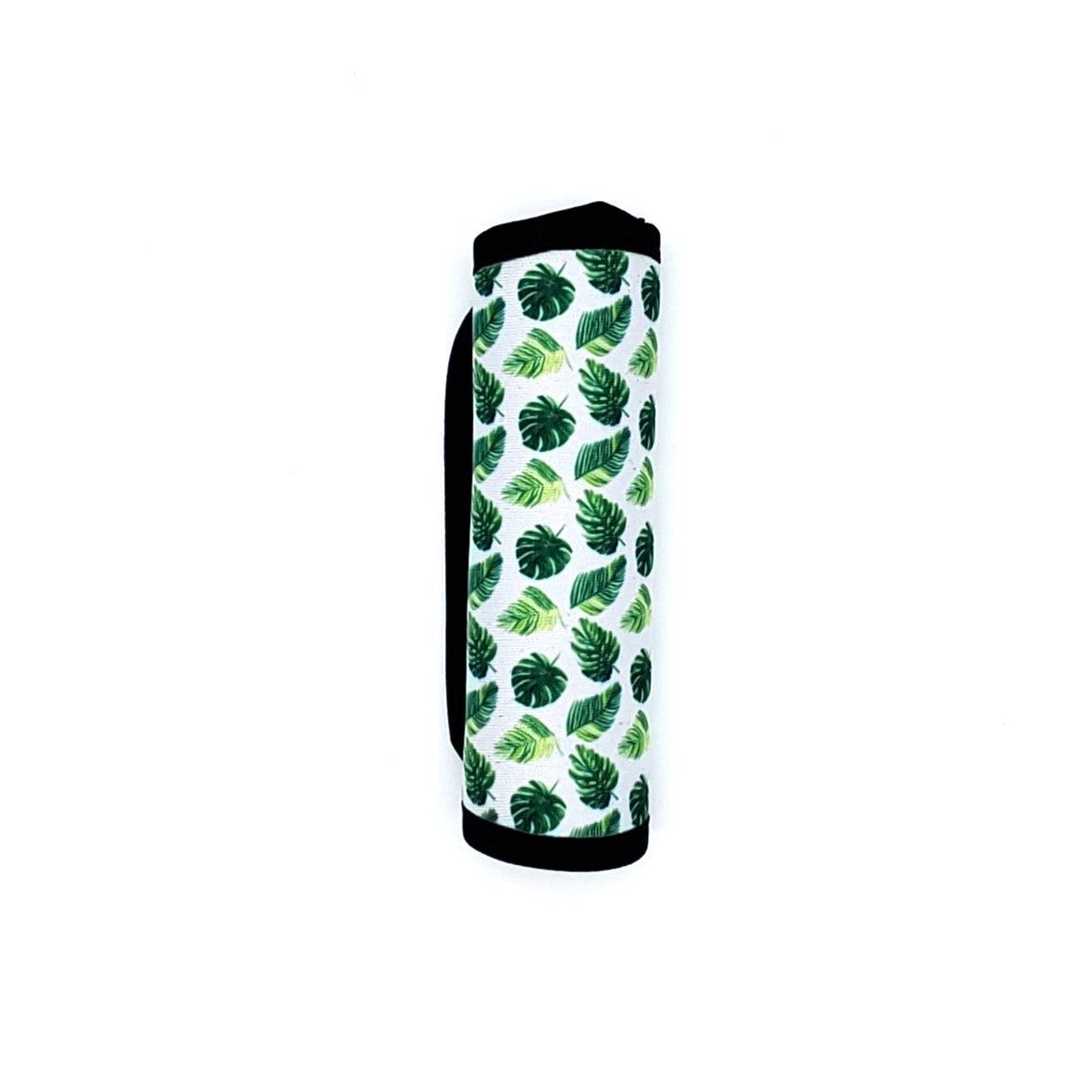Neoprene luggage handle cover, Tropical Greens design