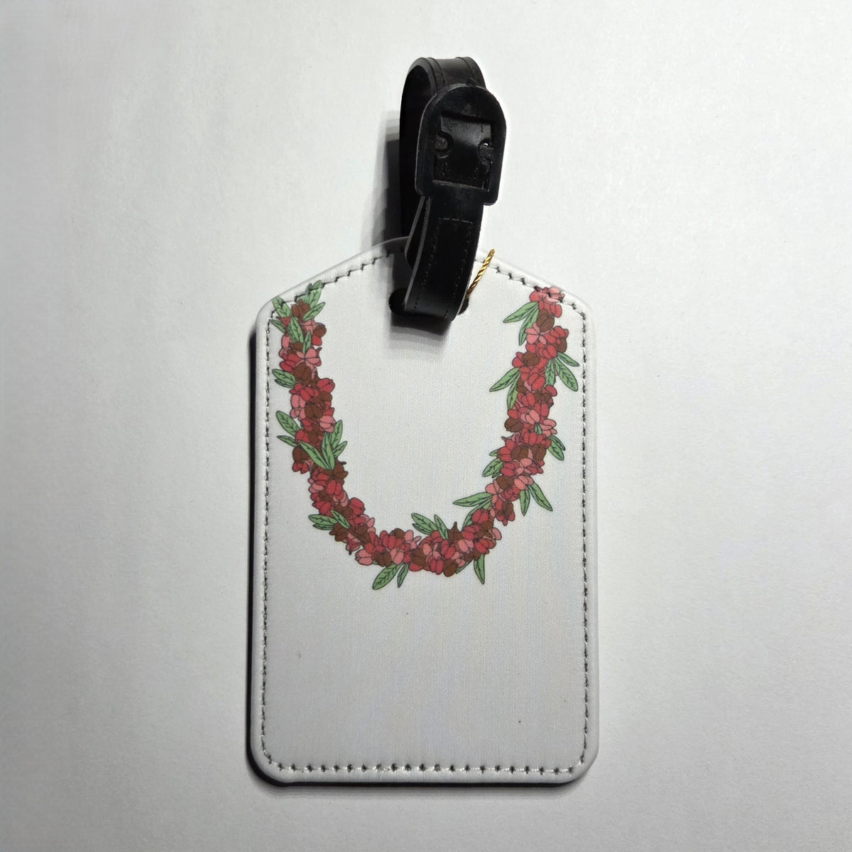 Hawaii artist luggage tag, Aalii design