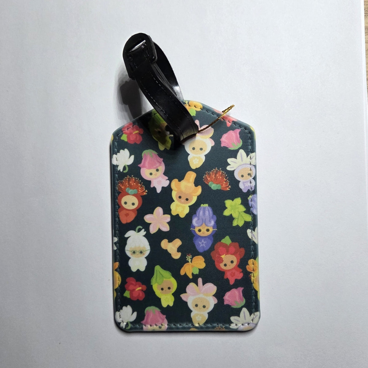 Hawaii artist luggage tag, Baby Bloomies design