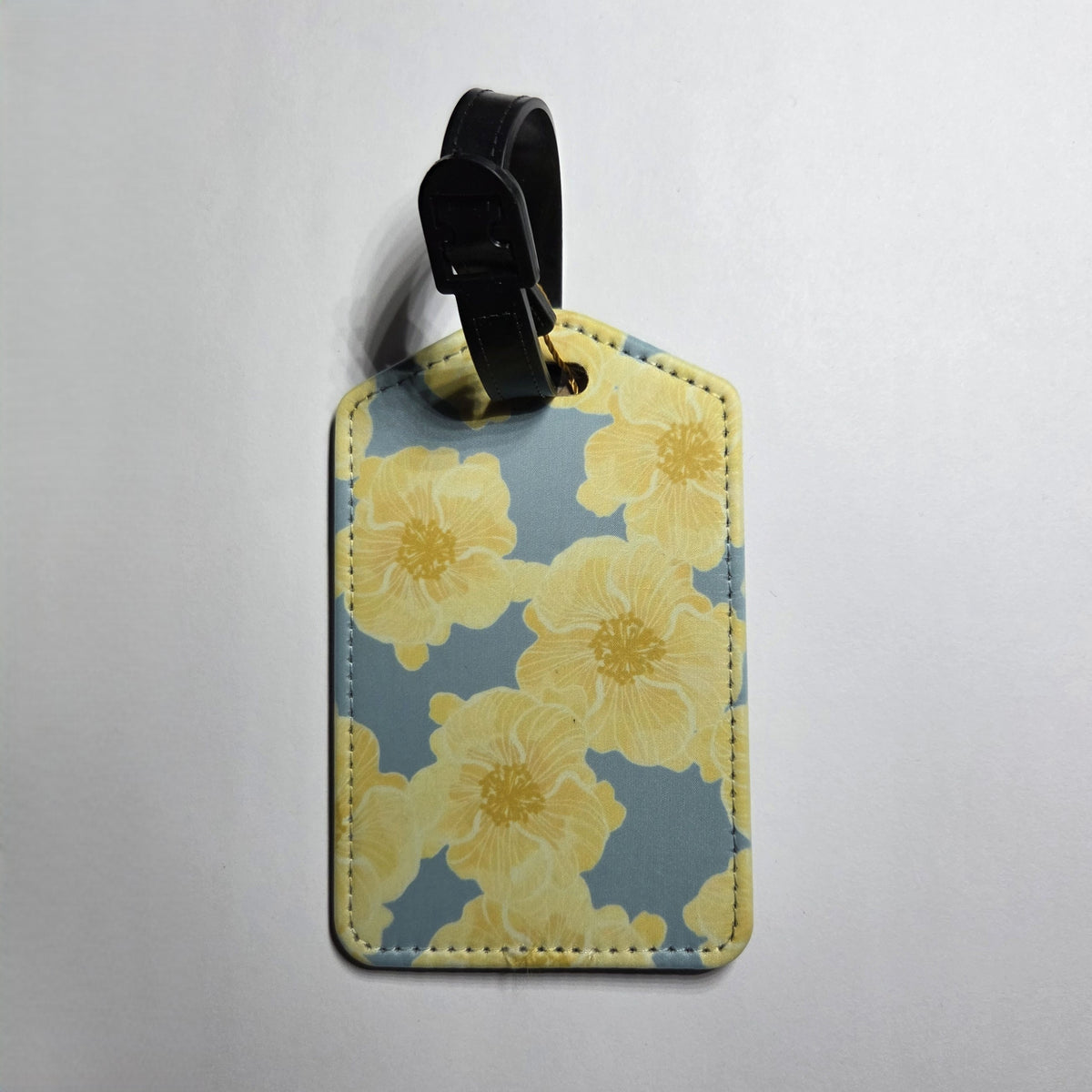 Hawaii artist luggage tag, Ilima design