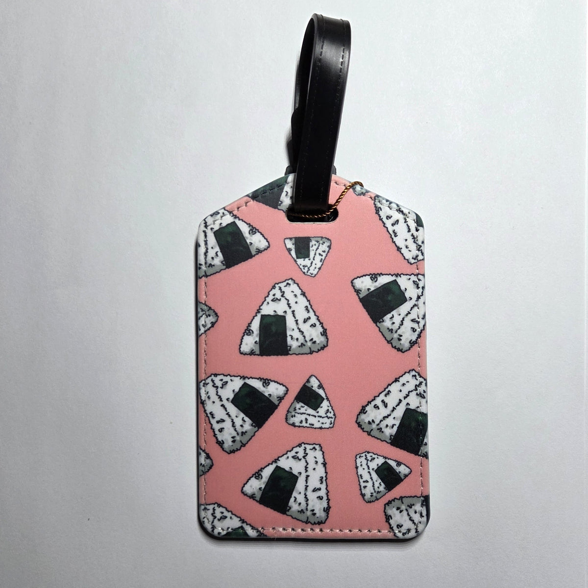 Hawaii artist luggage tag, Onigiri design
