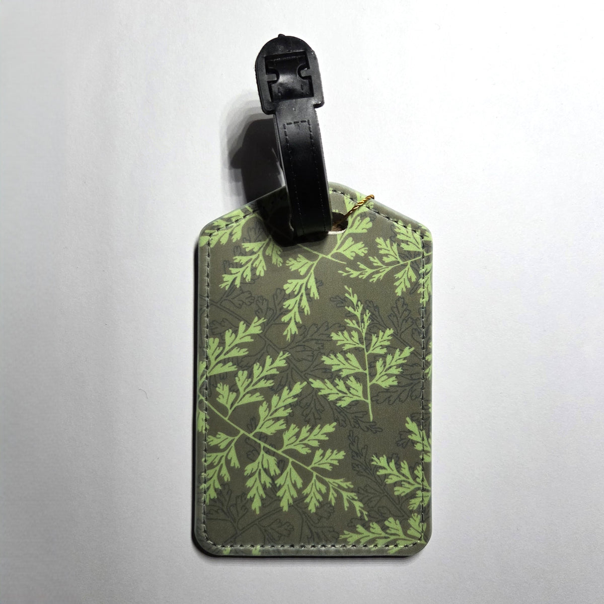 Hawaii artist luggage tag, Palaa Gray design
