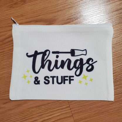 Zippered pouch, Things and Stuff design