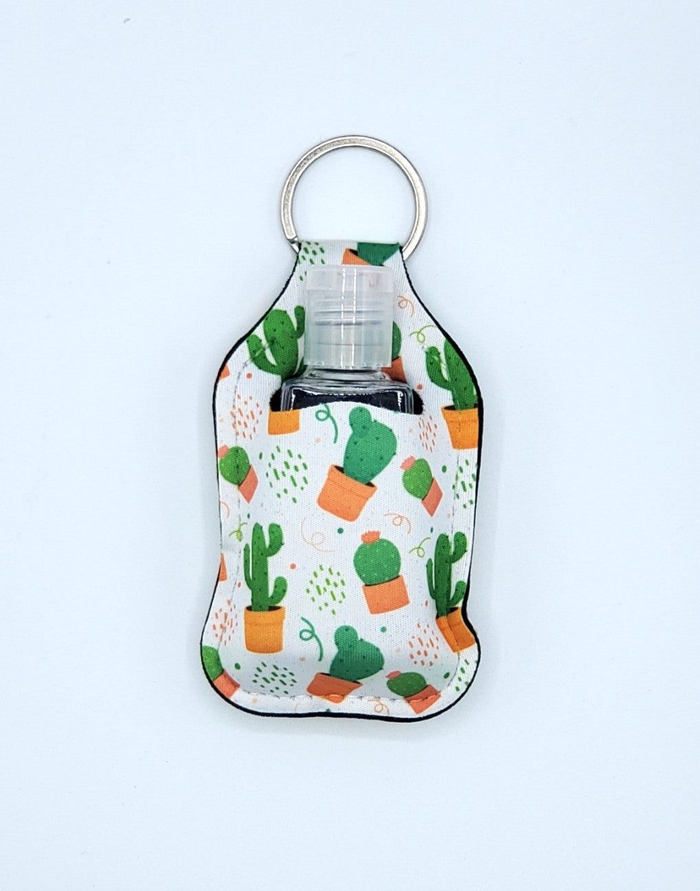 Neoprene hand sanitizer holder, Cactus design