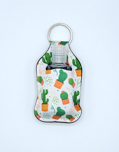 Neoprene hand sanitizer holder, Cactus design